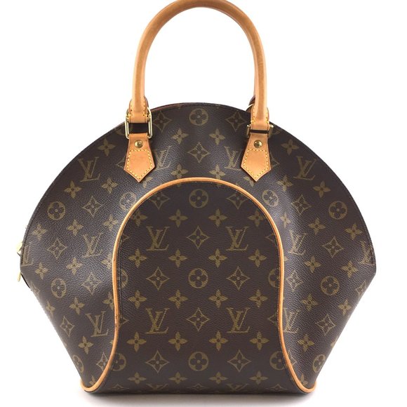 Louis Vuitton Handbags - Ellipse Mm Seashell Top Handle Zip Canvas Satchel